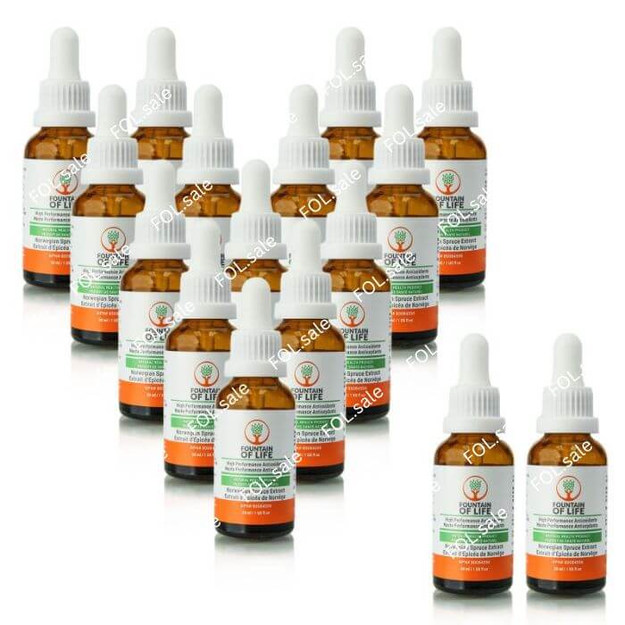 fountain of life antioxidant drops 14 plus 2 bottles pack